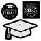 Big Dot of Happiness Graduation Cheers - DIY Shaped 2025 Graduation Party Cut-Outs - 24 Count